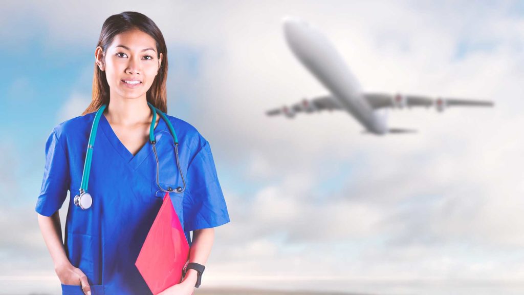 Be a travelling nurse to show your experience at different places